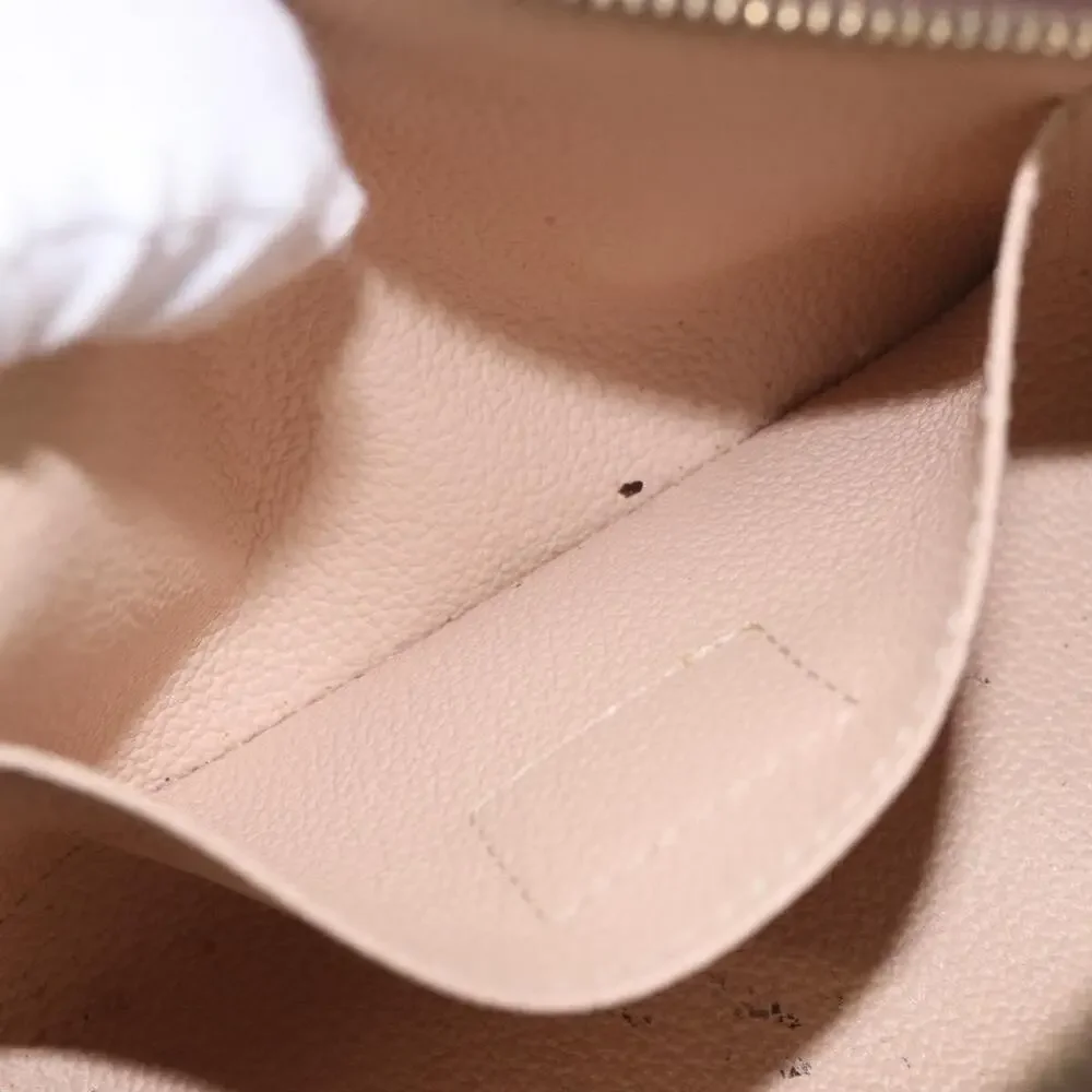 Louis Vuitton Monogram Pochette Cosmetic PM Pouch Brown